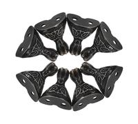 Angoily 8 Pezzi Piedini Angolari in per Scatole Supporto Antiscivolo per Mobili e Contenitori Vintage con Design Volto Bestiale per Gioielli e Artigianato Facili da Installare