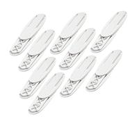Angoily 9 paia Supporto per Multipresa da Parete Organizer Adesivo per Cavi Fissaggio Resistente per Scrivania e Muro Soluzione per Nascondere e Ordinare Prese Elettriche