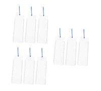 Angoily 9 Pezzi Lenti Dingrandimento Fresnel Portatili con Righello Integrato Segnalibro per Piccoli e Libri Design Sottile in PVC Facile da Trasportare