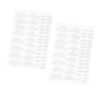 Angoily 96 Pezzi Adesivi Murali Nuvole Bianche Facili da Rimuovere Stickers in Pvc Autoadesivi per Cameretta per Decorazione Camera