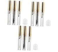 Angoily 9pezzi Contenitori Cosmetici Trasparenti Tubo Mascara Bottiglie Per Eyeliner e Lip Gloss Design Antileak Perfetti Per Campioni e Uso Quotidiano