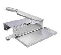 Angoily Affettatrice Manuale per Carne in Acciaio Macchina Taglia Carne per Uso Domestico e Ristorante Impugnatura Ergonomica Resistente All’Usura Adatta per Manzo Pollo Montone e