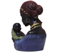 Angoily Africana Finiture Raffinate in Resina e Figlio Design Artistico Resistente alla Ruggine per Decorazione Casa e Libreria da Collezione