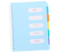 Angoily Agenda Accademica con Spirale Notebook Multifunzione per Ufficio e Casa Accessorio per Scrittura e Organizzazione Copertina Colorata Pagine Resistenti