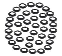 Angoily Anello Portalampada in Plastica Nero E14 E27, Anello Lampada Sostituibile per Paralume, Accessorio Leggero per Luce da Parete, Set da 40 Pezzi per Uso Domestico