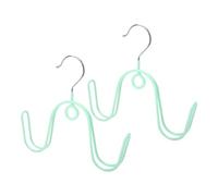 Angoily Appendino Scarpe in Acciaio Inossidabile e Pvc Verde 2 Pezzi Design Salvaspazio Antiscivolo per Organizzare Scarpe e Stivali in Casa