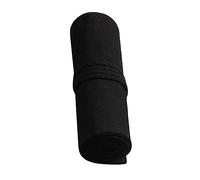 Angoily Astuccio Portamatite in Tela Nero 36 Slot, Rotolo Avvolgibile Stringa per Organizzare Matite Colorate e Penne Gel, per Studenti e Artisti