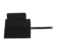 Angoily Astuccio Portaorologi in Canvas Nero Stile Giapponese, Compatto come Festa Scuola Decor per Organizzare Cinturini e Penne Pratico Rotolo