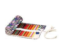 Angoily Astuccio Roll Up in Canvas Scomparti Multipli, Capienza Grande