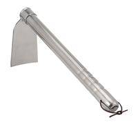 Angoily Attrezzo per Zappare da Giardino Portatile in Acciaio Inox Forgiato Impugnatura Antiscivolo, Strumento Ergonomico per Piantare, Diserbo e Coltivazione Domestica