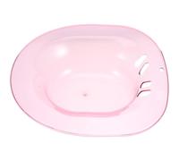 Angoily Bacinella Sitz per Donne e Anziani in Materiale Plastico Spesso, Facile da Lavare, Vasca per Post Parto e Sollievo Emorroidi, Design Pratico e Creativo