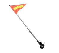 Angoily Bandiera in Acciaio Piccole e Sicurezza Kayak per Barche di Poliestere con Asta Inox, Visibilità Migliorata e Design Compatto per Kayak Notturni e Attività All'aperto