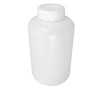 Angoily Barattolo di Plastica Bianco da 5l con Chiusura Ermetica e Design Rotondo, Contenitore per Cucina e Uso Domestico, per Conservare Liquidi e Solidi