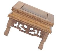 Angoily Base per Vaso in Legno dal Design Creativo, Stile Rustico Chic | Finitura Liscia e Buona Texture, per Altari, Auto, Vasi e Figurine Decorative