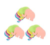 Angoily Blocchi Memo Autoadesivi a Forma di Mammifero Cartone Animato Set da 24 Mini Blocchetti Colorati in Carta Spessa Promemoria Adesivi per Scuola Ufficio e Casa Adesività Forte