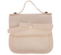 Angoily Borsetta a Tracolla Fiocco per Bambina, Mini Bianca in PU | Design Elegante e Carino, Tracolla Comoda e Copertura Sicura, per Carte e Chiavi a Scuola e Nelle Danze