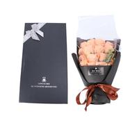Angoily Bouquet di Sapone alla Rosa Profumata 18 Pezzi, Saponi Decorativi Romantici per Compleanno e Festa degli Innamorati, Confezione Regalo Elegante per Donna e Casa