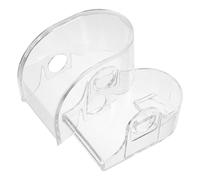 Angoily Box Porta Orologi Singolo Trasparente Organizer Acrilico Bianco Custodia per Orologio da Viaggio da Donna Funzione Espositore