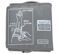 Angoily Bracciale per Sfigmomanometro Manuale in Materiale Stabile, Fascia da Braccio Regolabile Argento, Leggero e Portatile per Automisurazione Domestica e Uso Clinico