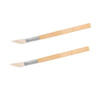 Angoily Brunitoio in Agata Naturale per Lucidatura Gioielli con Set da 2 Pezzi Strumenti per Levigare e Lucidare Gioielli Design Pratico e Leggero