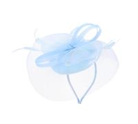 Angoily Cappello fascinator blu, da donna, per matrimonio, 27 x 16 x 22 cm