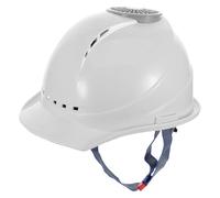 Angoily Casco di Sicurezza Bianco Ventola di Raffreddamento Integrata Usb, Casco da Lavoro per Edilizia e Ristrutturazione, Cappello Ventilato Multifunzionale per Protezione e Comfort