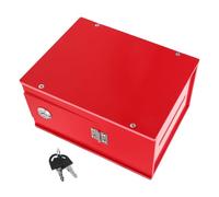 Angoily Casella per Suggerimenti e Donazioni in PVC Opaco 15X11X20 CM Rossa con Lucchetto Urna per Schede Elettorali da Parete o da Terra Scatola di Raccolta Fondi e Commenti per