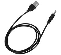 Angoily Cavo di Alimentazione USB a Jack a Barilotto 35 MM 1 M in Rame Massiccio Set da 2 Cavi di Ricarica USB per Alimentare Mini Altoparlanti Lampade e Ventilatori