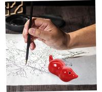 Angoily Ceramic Gourd Water Dropper For Chinese Calligraphy Porcelain Ink Pot With Precise Ink Control Traditional Oriental Art Supply For Brush Painting And Collectors