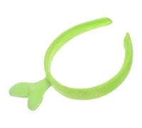 Angoily Cerchietto Donna Verde a Forma di Germoglio di Fagiolo, Accessorio Chioma Versatile e Adorabile per Compleanno e Cosplay