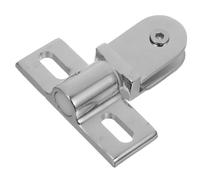 Angoily Cerniere Pivotanti Per Porte Doccia in Vetro, Morsetto Alta Resistenza Con Apertura Bidirezionale, Set Con Cerniere Superiori e Inferiori Per Box Doccia