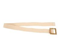 Angoily Cintura Intrecciata in Bambù Fibbia per Donna, Elastica e Comoda, Stile Rustico Versatile come Accessorio per Costume