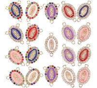 Angoily Ciondoli per Gioielli Fai da Te Maria 19 Pezzi in Lega Resistente Decorativi Pendenti Creativi per Accessori Artigianali Regali Personalizzati per Famiglia e Amici