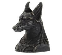 Angoily Ciondolo Anubi Egiziano in Metallo Nero, Amuleto Antico per Creazione Gioielli e Braccialetti Fai da Te, Decorazione Artigianale per Appassionati di Storia e Cultura Egizia