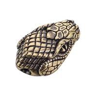 Angoily Ciondolo Creativo Vintage Testa di Serpente in Ottone Portachiavi e Uso Versatile per Decorazioni Casa per Jewelry Making e Attività Outdoor