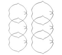 Angoily Clip a Molla per Faretti Mr11 e Mr16, Set 6 Pezzi Anelli di Fissaggio per Lampade, Accessori per Illuminazione Domestica, Commerciale e Uffici, Morsetti per Paralume Stabile