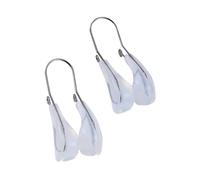 Angoily Clip per Sollevare e Modellare Naso Correttore del Ponte Nasale Bianco in Materiale Sicuro Set da 2 Pezzi per Raddrizzare e Sollevare la Punta Uso Quotidiano senza Interferire