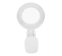 Angoily Clip su Ring Light: luce portatile ricaricabile per selfie con specchio per videoregistrazione, streaming di videoconferenze e trucco