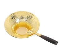 Angoily Colino da Tè in Rame con Filtro Decorativo, Infusore Creativo con Manico Ergonomico, Accessorio per Tè Sfuso e Teiere per Uso Domestico