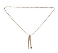 Angoily Collana da Uomo e Donna Ciondolo a Forma di Bacchetta di Tamburo in Acciaio Inox 304, Catena da 50 Cm e 3 Mm, Accessorio Elegante per Scollature e Feste