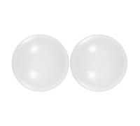 Angoily Copertura per Plafoniera a Clip 2 Pezzi Paralume a Fungo Bianco in Plastica Ø187 CM Copri Lampade per Soffitto per Camera Cucina Bagno e Balcone