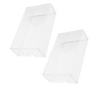 Angoily Copertura Trasparente Per Mouse in Acrilico 2 Pezzi, Protezione Antigraffio Rimovibile Per Mouse Wireless Da Ufficio e Casa, Accessorio Durevole Ingresso Cavo Regolabile, Facile Da Pulire