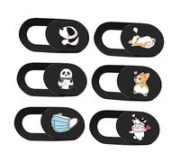 Angoily Copri Webcam Scorrevole Protezione per La Privacy per Computer Set da 6 Copriobiettivo UltraSottili per Laptop E Tablet