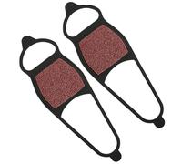 Angoily Copriscarpe Antiscivolo in Tela Vetrata Ruvida e Silicone, 1 Paio, Protezione Grip Ghiaccio per Attività Outdoor su Neve e Superfici Scivolose