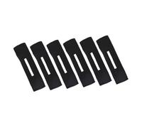 Angoily Creatore di Chignon per Chioma Donna 6 Pezzi Fascia Elastica Nero Accessorio per Acconciature Istantanee per Matrimonio e Spiaggia