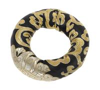 Angoily Cuscino in Seta Broccata Artigianale Per Ciotola Tibetana Da Meditazione, Supporto Stabile e Protettivo Da 10 Cm, Base Decorativa Per Campane e Ciotole Yoga