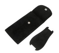 Angoily Custodia Portatile per Orologio in Flanella Nera Cuscinetto | 1 Pezzo, per Viaggio, Design Curato, Adatta a Orologio e Smartwatch, Accessorio Leggero