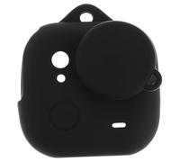 Angoily Custodia Protettiva in Silicone per Action Camera, Nera | Aperture Precise, Grip Antiscivolo e Assorbimento Urti, Copertura Leggera per Uso Outdoor e Avventura