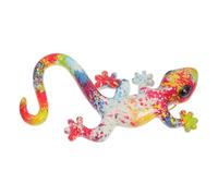 Angoily Decorazione da Parete in Resina a Forma di Lucertola Scultura Artistica da Appendere per Interni ed Esterni Resistente alle Intemperie Gancio Facile da Fissare per Giardino