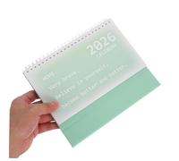 Angoily Desk Calendar Spiral Bound With Twin Wire Flip Stand Minimalist Weekly Planner Desk Pad For Office School Compact Modern Desktop Organizer